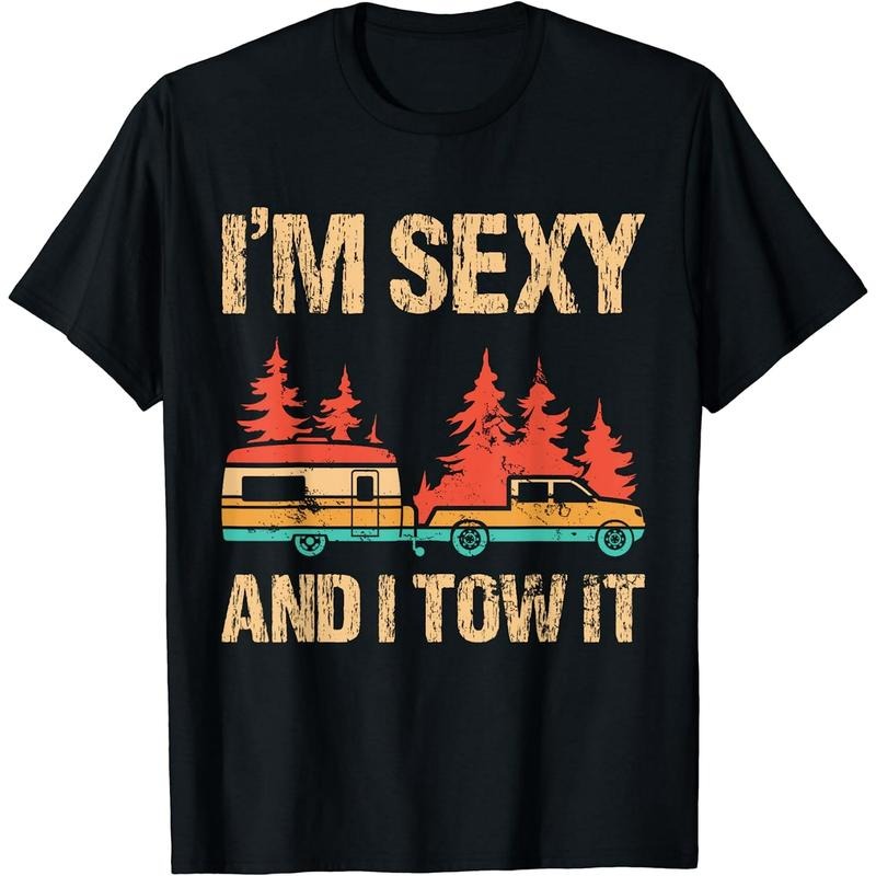 [100% Cotton] I'm Sexy And I Tow It Bigfoot Camp Trees Hike Hiking Camping T-Shirt Hoodie, Sweatshirt | HypeCrazeTee.com