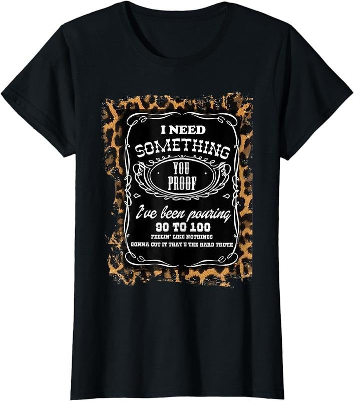 [100% Cotton] I need something you proof Western Leopard Cowgirl T-Shirt Hoodie, Sweatshirt | HypeCrazeTee.com
