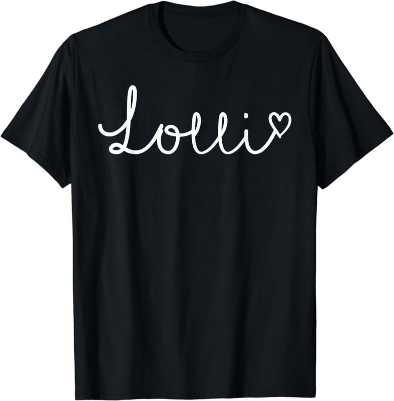 [100% Cotton] Lolli Gifts For Women Grandma Heart Mother's Day Lolli T-Shirt Hoodie, Sweatshirt | HypeCrazeTee.com