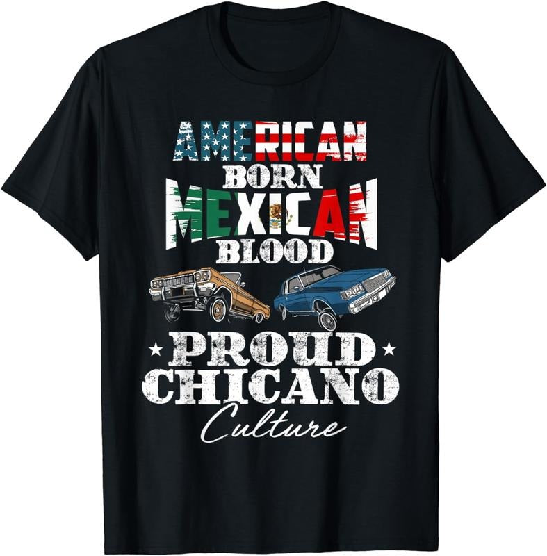 [100% Cotton] Lowrider Chicano Low Mexican American Latina Rider Cholo T-Shirt Hoodie, Sweatshirt | HypeCrazeTee.com