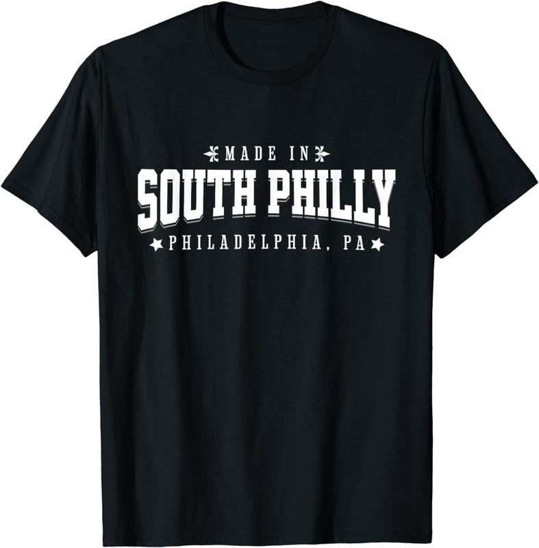 [100% Cotton] Made in South Philly Philadelphia PA Philly Neighborhood T-Shirt Hoodie, Sweatshirt | HypeCrazeTee.com