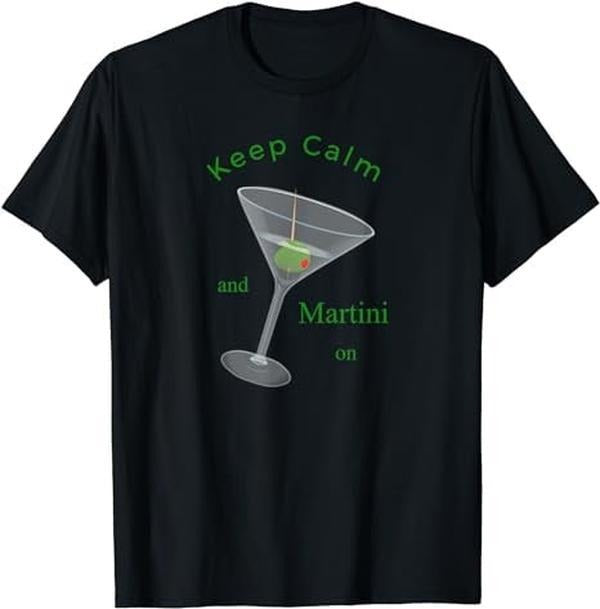 [100% Cotton] Martini On Cocktail Lover T-Shirt Hoodie, Sweatshirt | HypeCrazeTee.com
