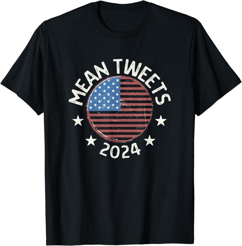 [100% Cotton] Mean Tweets 2024 Shirt Funny 45 47 Conservative Merica USA T-Shirt Hoodie, Sweatshirt | HypeCrazeTee.com
