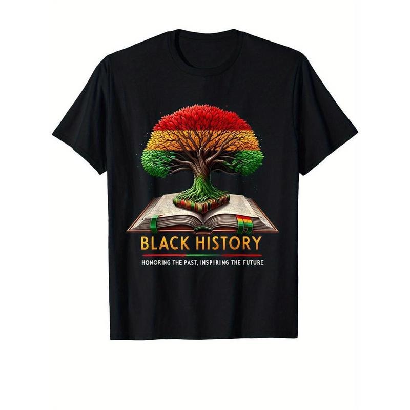 [100% Cotton] Men's Black History Pride T-Shirt - Soft Cotton, Breathable, Short Sleeve Hoodie, Sweatshirt | HypeCrazeTee.com