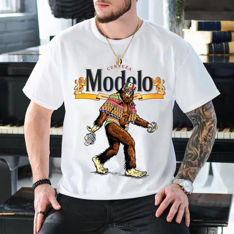 [100% Cotton] Mexican Beer Bigfoot T-Shirt Sweater Hoodie Sweatshirt | HypeCrazeTee.com