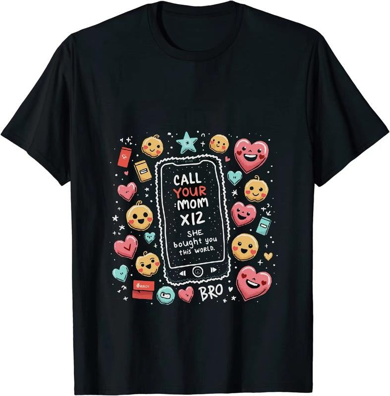 [100% Cotton] Missed 12 Mom Calls T-Shirt with Emojis Hoodie, Sweatshirt | HypeCrazeTee.com