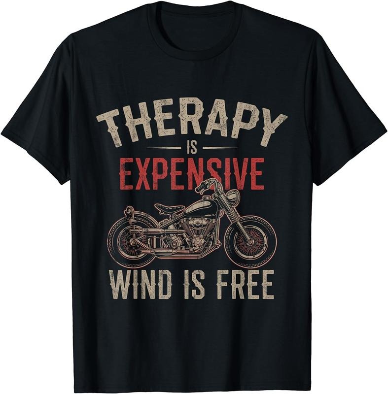 [100% Cotton] Motorcycle Therapy Funny T-Shirt Hoodie, Sweatshirt | HypeCrazeTee.com