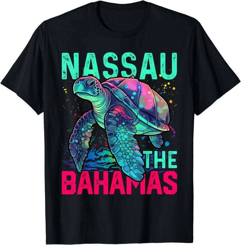 [100% Cotton] Nassau Bahamas Shirt Sea Turtle Bahamas Souvenirs Bahamas T-Shirt Hoodie, Sweatshirt | HypeCrazeTee.com