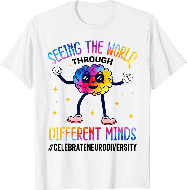 [100% Cotton] Neurodivergent Neurodiversity Neurodivergent Neurodiverse T-Shirt Hoodie, Sweatshirt | HypeCrazeTee.com