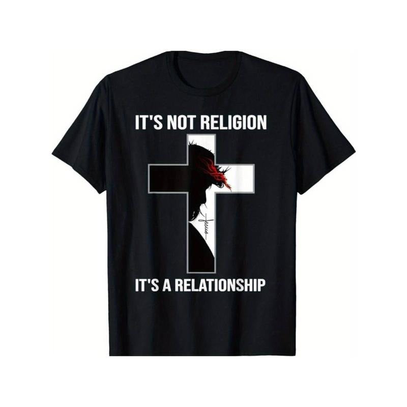 [100% Cotton] New Limited Jesus Silhouette It's Not A Religion, It's A Personal T-Shirt Hoodie, Sweatshirt | HypeCrazeTee.com