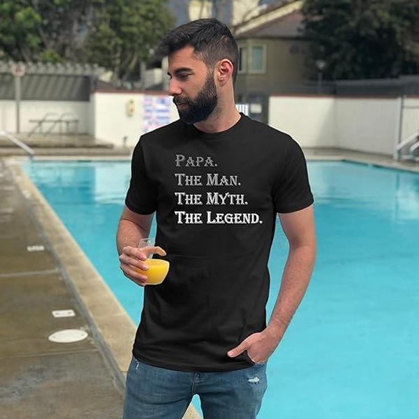 [100% Cotton] Papa The Man The Myth The Legend Tshirt Hoodie, Sweatshirt | HypeCrazeTee.com