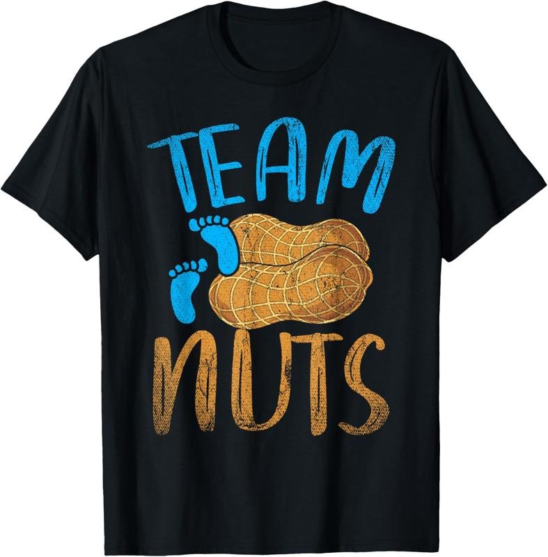 100% Cotton  Party Gender Reveal Party Team Nuts Funny Gender Reveal T-Shirt Hoodie, Sweatshirt | HypeCrazeTee.com