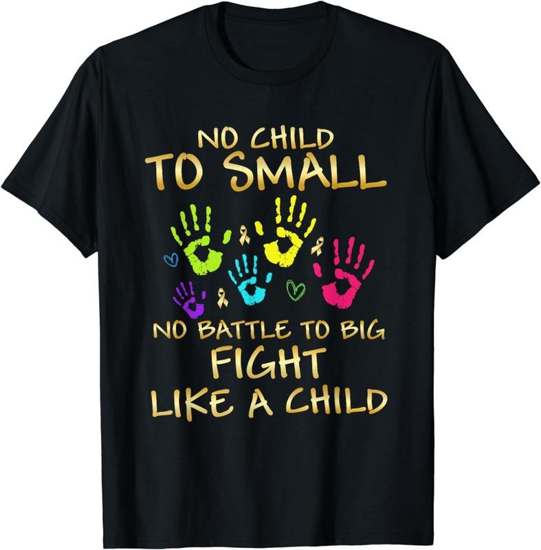 [100% Cotton] Pediatric Cancer Awareness Childhood Gifts T-Shirt Hoodie, Sweatshirt | HypeCrazeTee.com