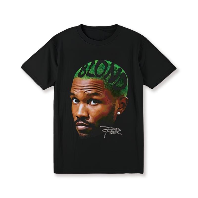 [100% Cotton] Rare Vintage Frank Ocean Graphic Tee Odd Future Concert Merch Rap Album Cover Oversized Blond T-Shirt  Golf...