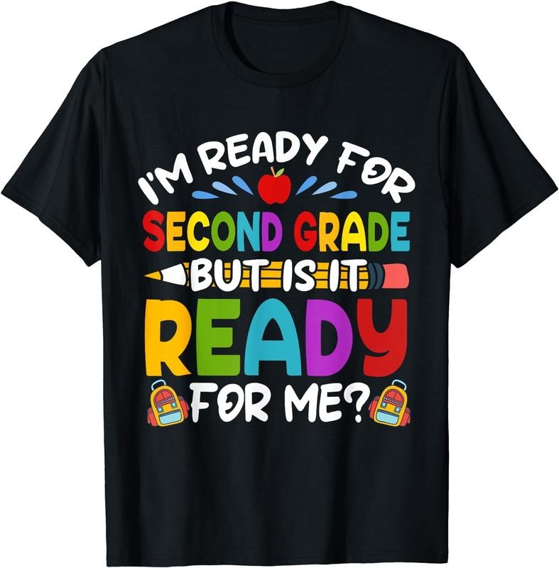 [100% Cotton] Ready For Second 2nd Grade Back To School Teachers Students T-Shirt Hoodie, Sweatshirt | HypeCrazeTee.com