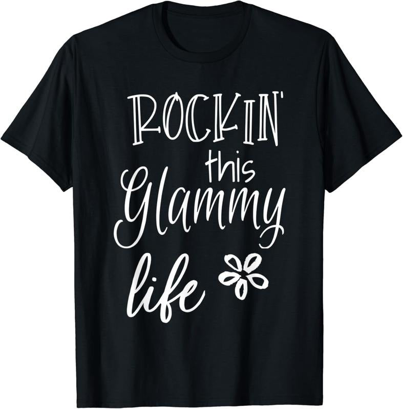 [100% Cotton] Rockin This Glammy Life Grandma T-Shirts, Hoodie, Sweatshirt