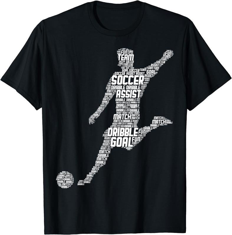 [100% Cotton] Soccer Player Men Kids Boys T-Shirt Hoodie, Sweatshirt | HypeCrazeTee.com