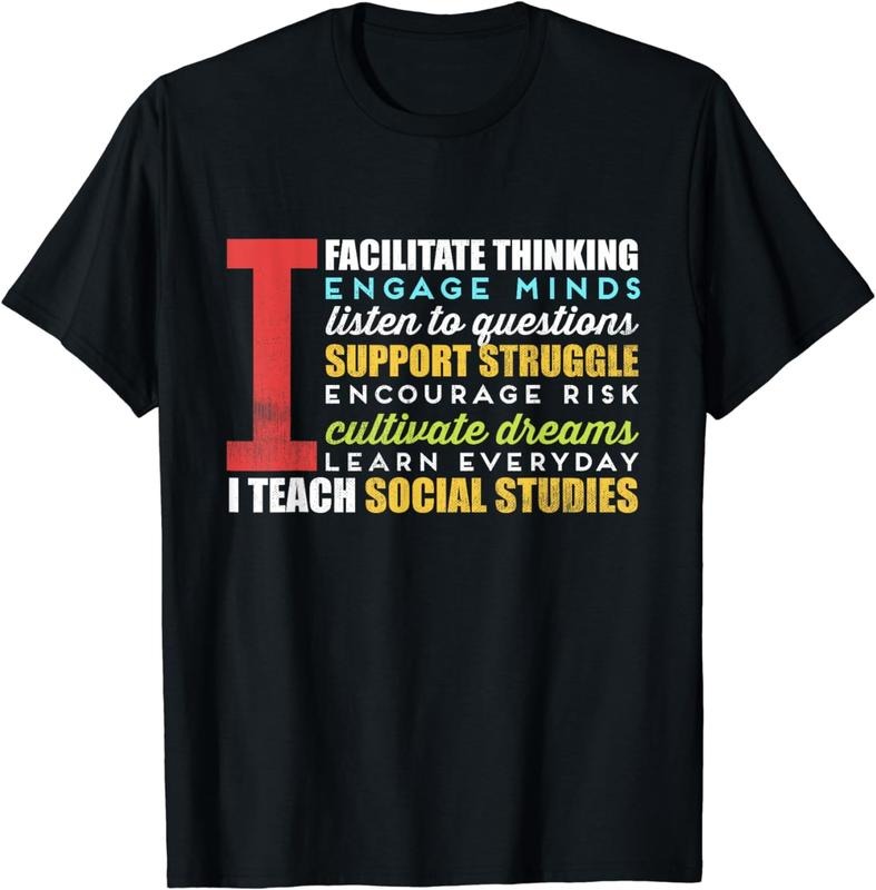 [100% Cotton] Social Studies Teacher Teacher Appreciation Gift T-Shirt Hoodie, Sweatshirt | HypeCrazeTee.com