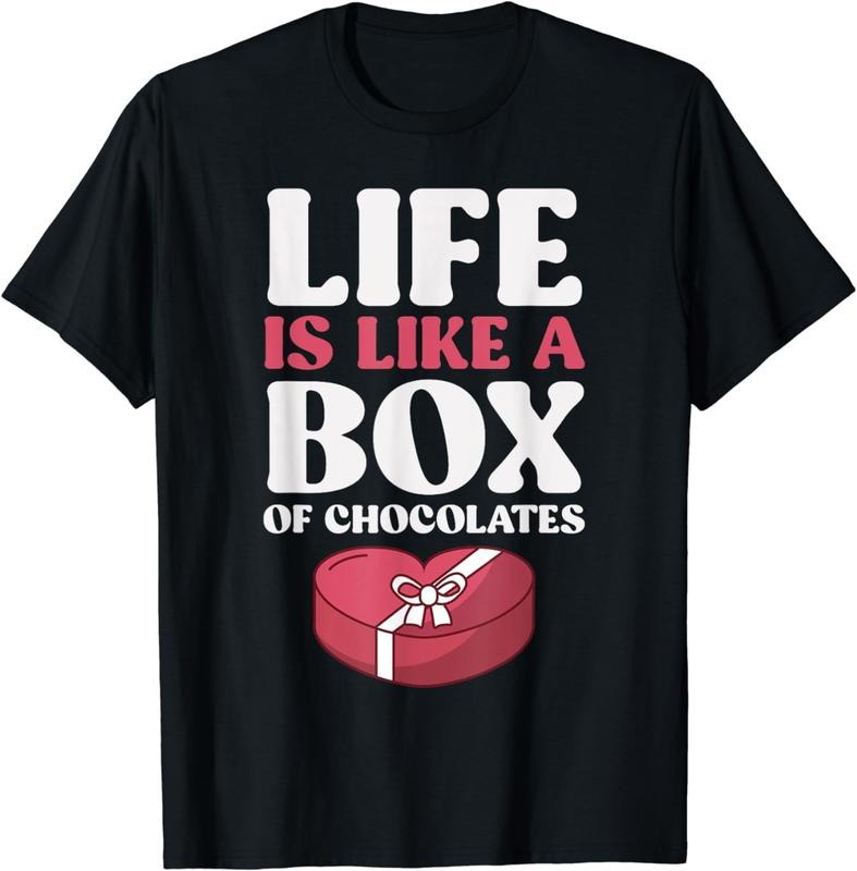 [100% Cotton] Sweet Tooth -Life is Like a Box of Chocolates T-Shirt Hoodie, Sweatshirt | HypeCrazeTee.com