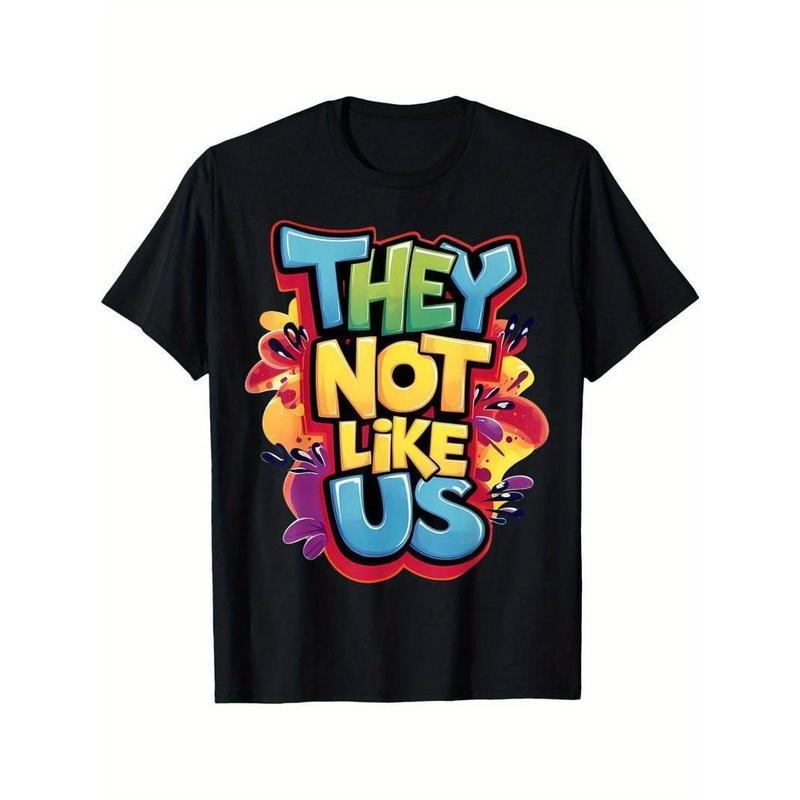 [100% Cotton] THEY NOT LIKE US T-Shirt Comfortable Short Sleeve Cotton Crew Neck T-Shirt Hoodie, Sweatshirt