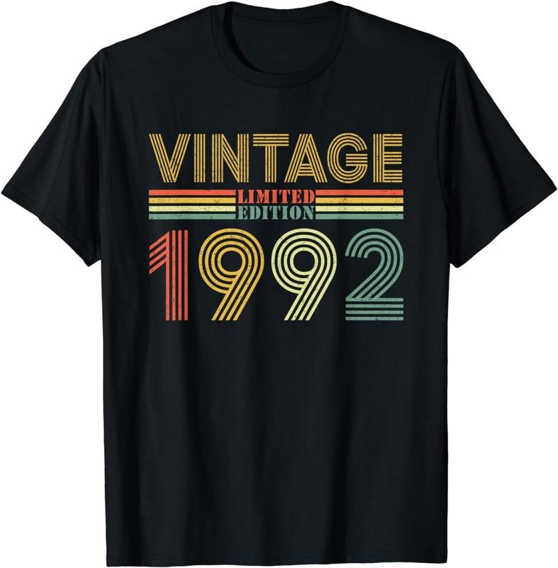 [100% Cotton] Vintage 1992 Limited Edition 32 Year Old BDay 32th Birthday T-Shirt Hoodie, Sweatshirt | HypeCrazeTee.com