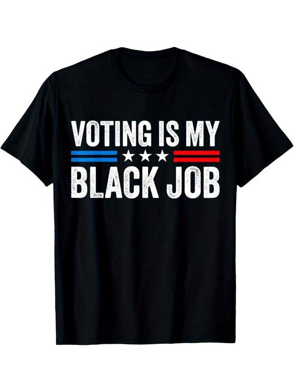 [100% Cotton] Voting Is My Black Job Election 2024 T-Shirt Hoodie, Sweatshirt | HypeCrazeTee.com