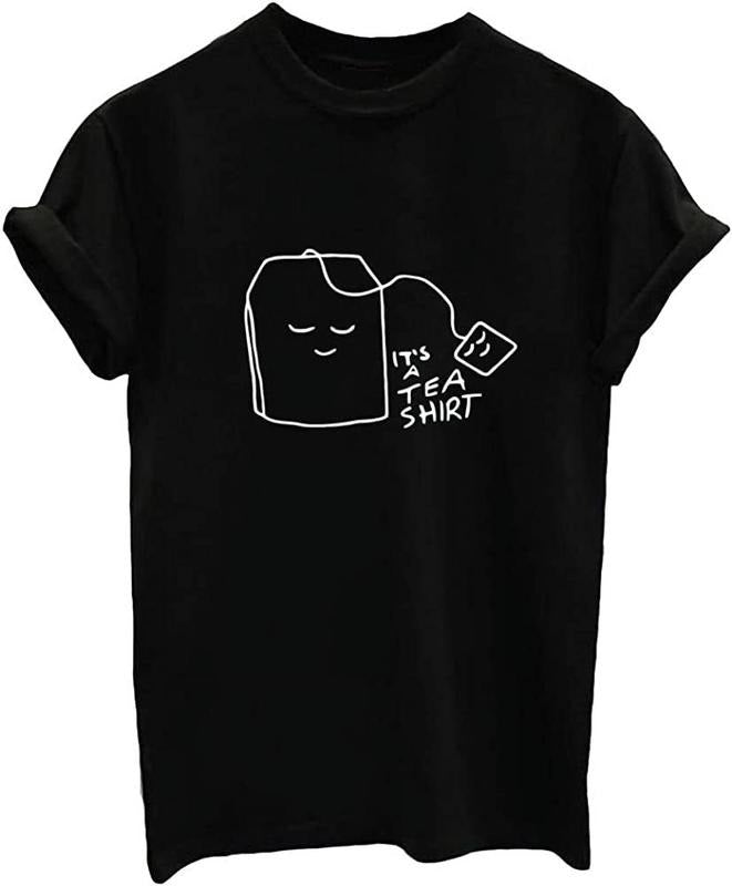 [100% Cotton] Women Cute Graphic T Shirts Teen Girls Summer Funny Tops Hoodie, Sweatshirt | HypeCrazeTee.com