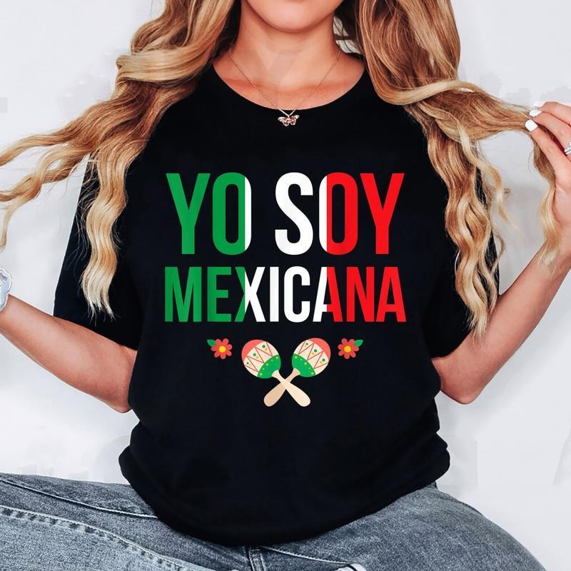 [100% Cotton] Yo soy mexicana mexican t shirt Hoodie, Sweatshirt | HypeCrazeTee.com