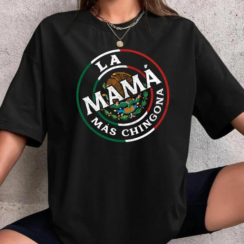 [100% Cotton] la mamá más Tshirt Hoodie, Sweatshirt | HypeCrazeTee.com