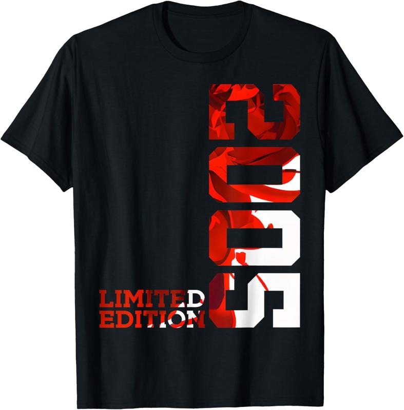 100% Cotton 19 YEARS 19TH BIRTHDAY LIMITED EDITION 2005 T-Shirt Hoodie, Sweatshirt | HypeCrazeTee.com