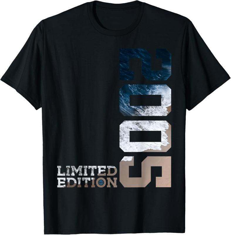 100% Cotton 19 YEARS 19TH BIRTHDAY LIMITED EDITION 2005 T-Shirtstyle{n002}2 T-Shirts, Hoodie, Sweatshirt | HypeCrazeTee.com