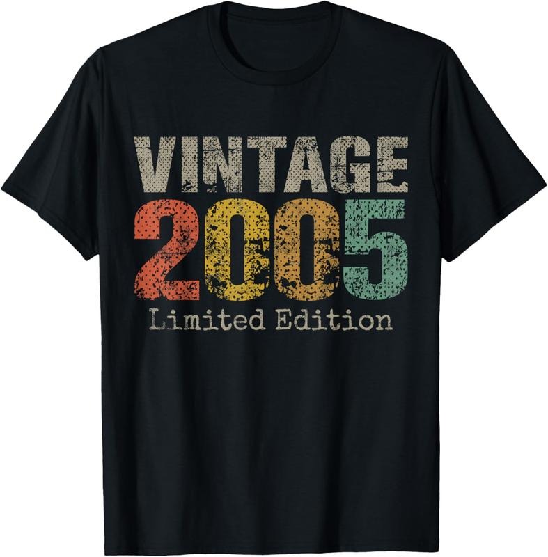 100% Cotton 19 Year Old Gifts Vintage 2005 Limited Edition 19th Birthday T-Shirt Hoodie, Sweatshirt | HypeCrazeTee.com