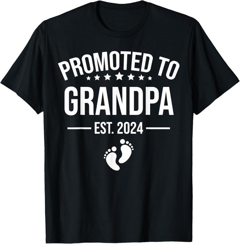 100% Cotton 1st Time Grandpa EST 2024 New First Grandpa 2024 T-Shirt Hoodie, Sweatshirt | HypeCrazeTee.com