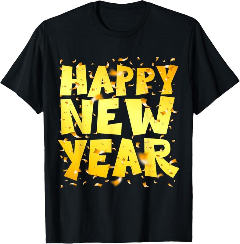 100% Cotton 2025 Happy New Year Party Supplies 2025 Family Matching NYE T-Shirt Hoodie, Sweatshirt | HypeCrazeTee.com