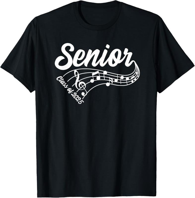 100% Cotton 2025 Senior Choir Band Orchestra Class of 2025 Music Notes T-Shirt Hoodie, Sweatshirt | HypeCrazeTee.com