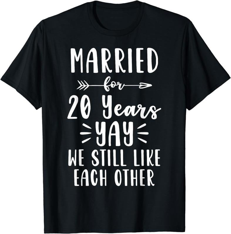 [100% Cotton]20th 20 year Wedding Anniversary Gift Like Husband Wife T-Shirt Hoodie, Sweatshirt | HypeCrazeTee.com