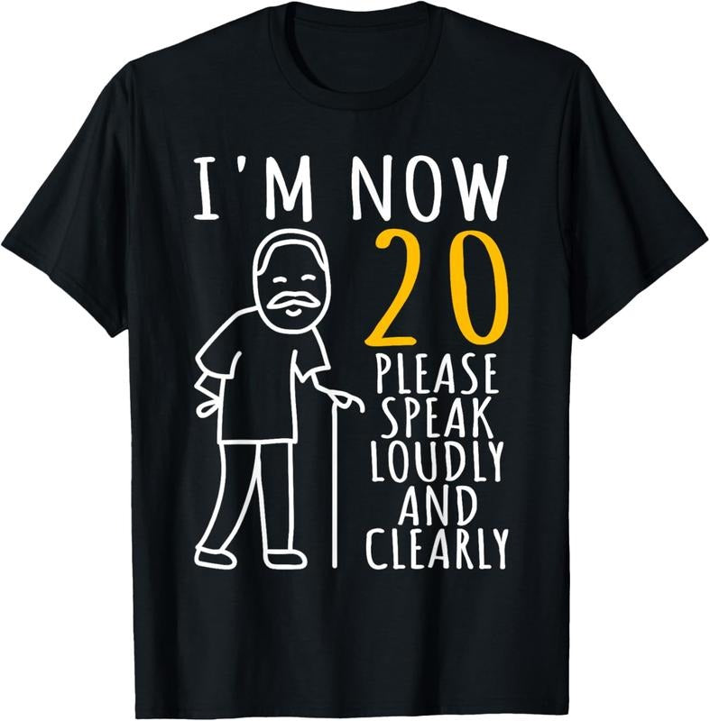 100% Cotton 20th Birthday For Him | I'm Now 20 Years Old | Cool BDay T-Shirt Hoodie, Sweatshirt | HypeCrazeTee.com