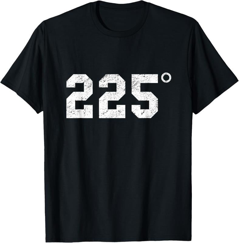 100% Cotton 225 Degrees - BBQ - Grilling - Smoking Meat T-Shirt Hoodie, Sweatshirt | HypeCrazeTee.com