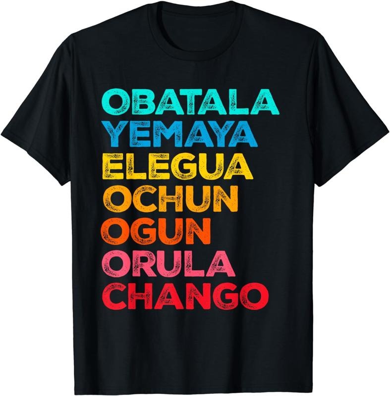[100% Cotton]7 Seven African Powers Orisha Santeria Cuba Religion T-Shirt Hoodie, Sweatshirt | HypeCrazeTee.com