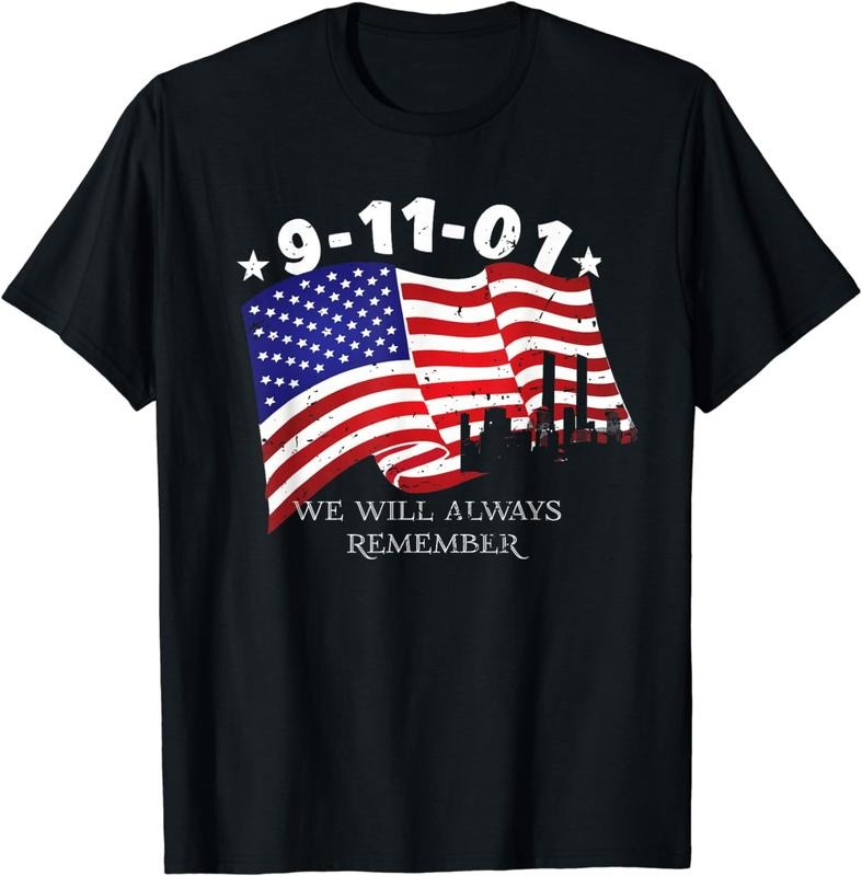 [100% Cotton]9-11-01 We Will Always Remember T-Shirt Hoodie, Sweatshirt | HypeCrazeTee.com