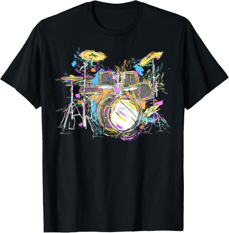 100% Cotton Abstract art drums musician music band throne noose T-Shirt Hoodie, Sweatshirt | HypeCrazeTee.com