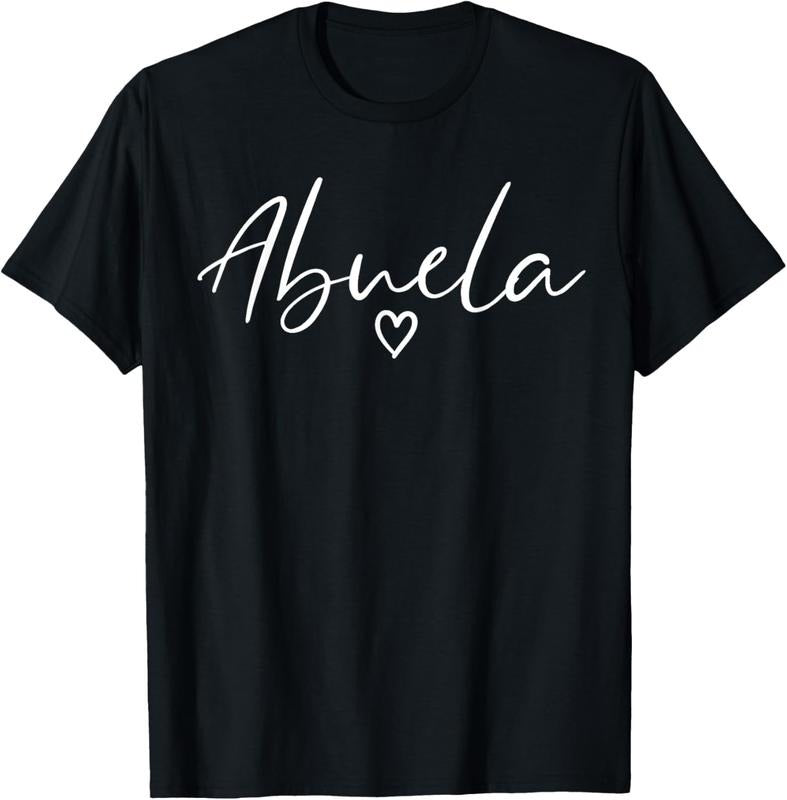 100% Cotton Abuela Gifts For Women Grandma Heart Mother's Day Abuela T-Shirt Hoodie, Sweatshirt | HypeCrazeTee.com