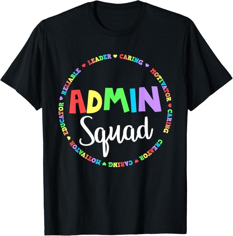 100% Cotton Admin Squad School Assistant Principal Crew Administrator T-Shirt Hoodie, Sweatshirt | HypeCrazeTee.com