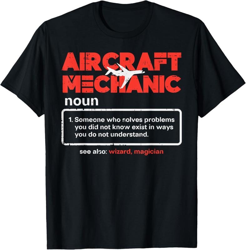 100% Cotton Aircraft Mechanic Definition Airplane Technician Men Women T-Shirt Hoodie, Sweatshirt | HypeCrazeTee.com