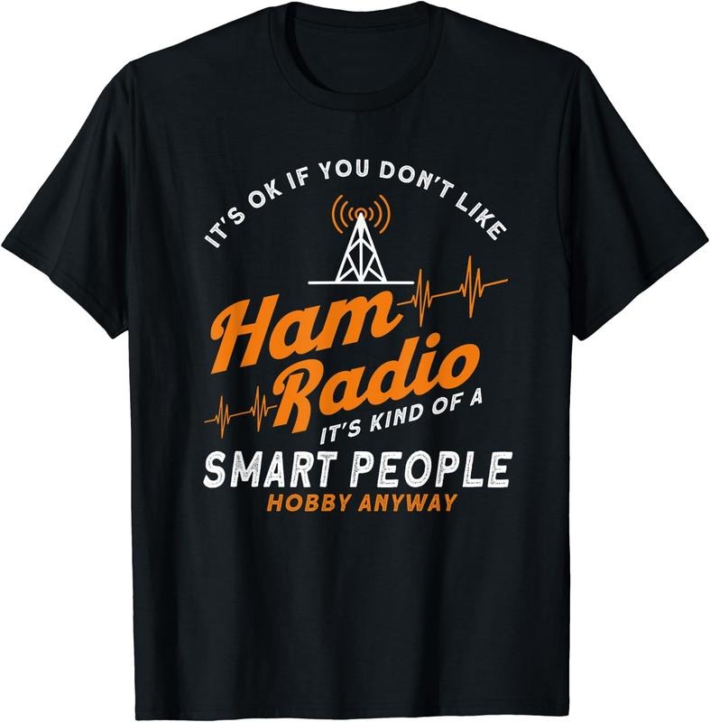 [100% Cotton]Amateur Radio Smart People Hobby Anyway Ham Radio T-Shirt Black Hoodie, Sweatshirt | HypeCrazeTee.com