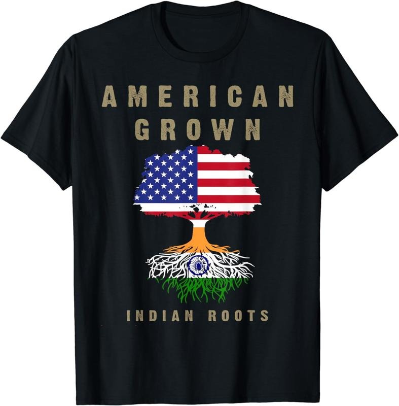 [100% Cotton]American Flag Indian India Roots - Punjabis India T-Shirt Hoodie, Sweatshirt | HypeCrazeTee.com