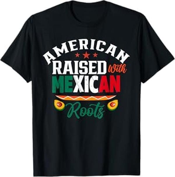 [100% Cotton]American Raised With Mexican Roots Lover Country Mexico Us T-Shirt Hoodie, Sweatshirt | HypeCrazeTee.com