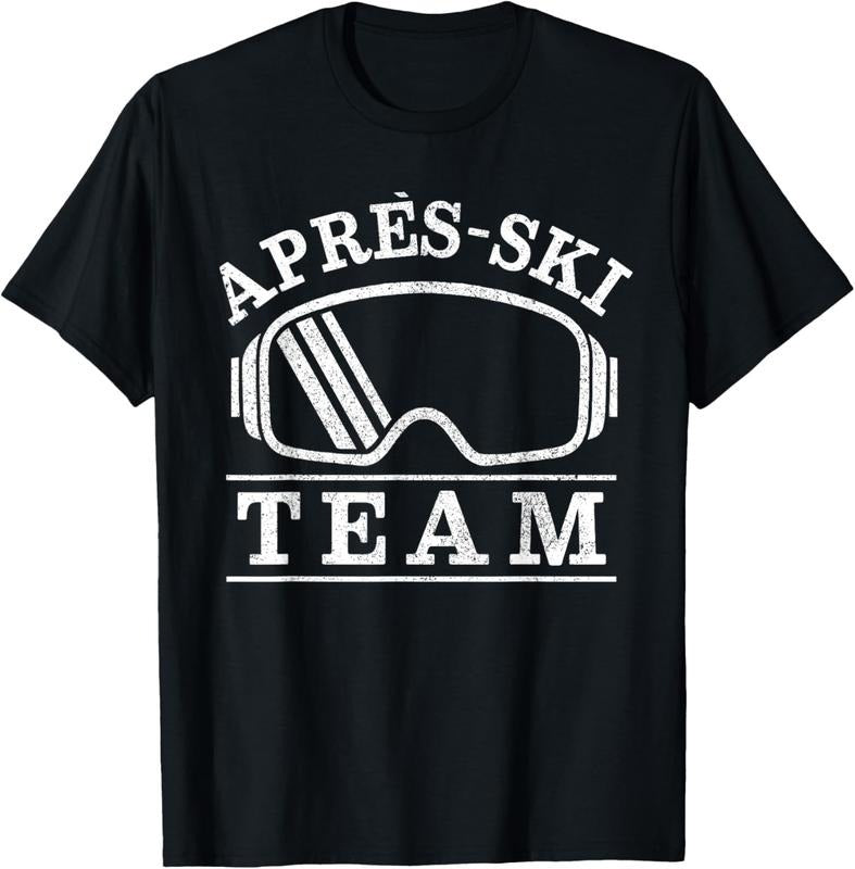100% Cotton Apres Ski Goggles Party Team Skier Gift T-Shirt Hoodie, Sweatshirt | HypeCrazeTee.com