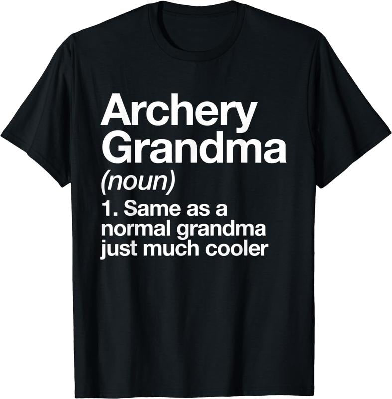 [100% Cotton]Archery Grandma Definition Funny Sports T-Shirt Hoodie, Sweatshirt | HypeCrazeTee.com