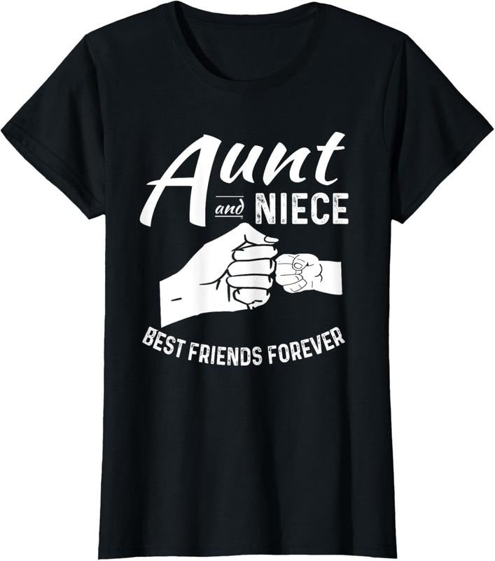 100% Cotton Aunt And Niece Matching Outfits Women and T-Shirt T-Shirt Hoodie, Sweatshirt | HypeCrazeTee.com